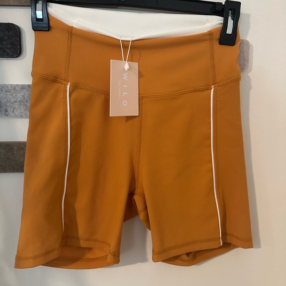 NWT WILO the Label Bike Shorts, Marigold - Picture 4 of 7